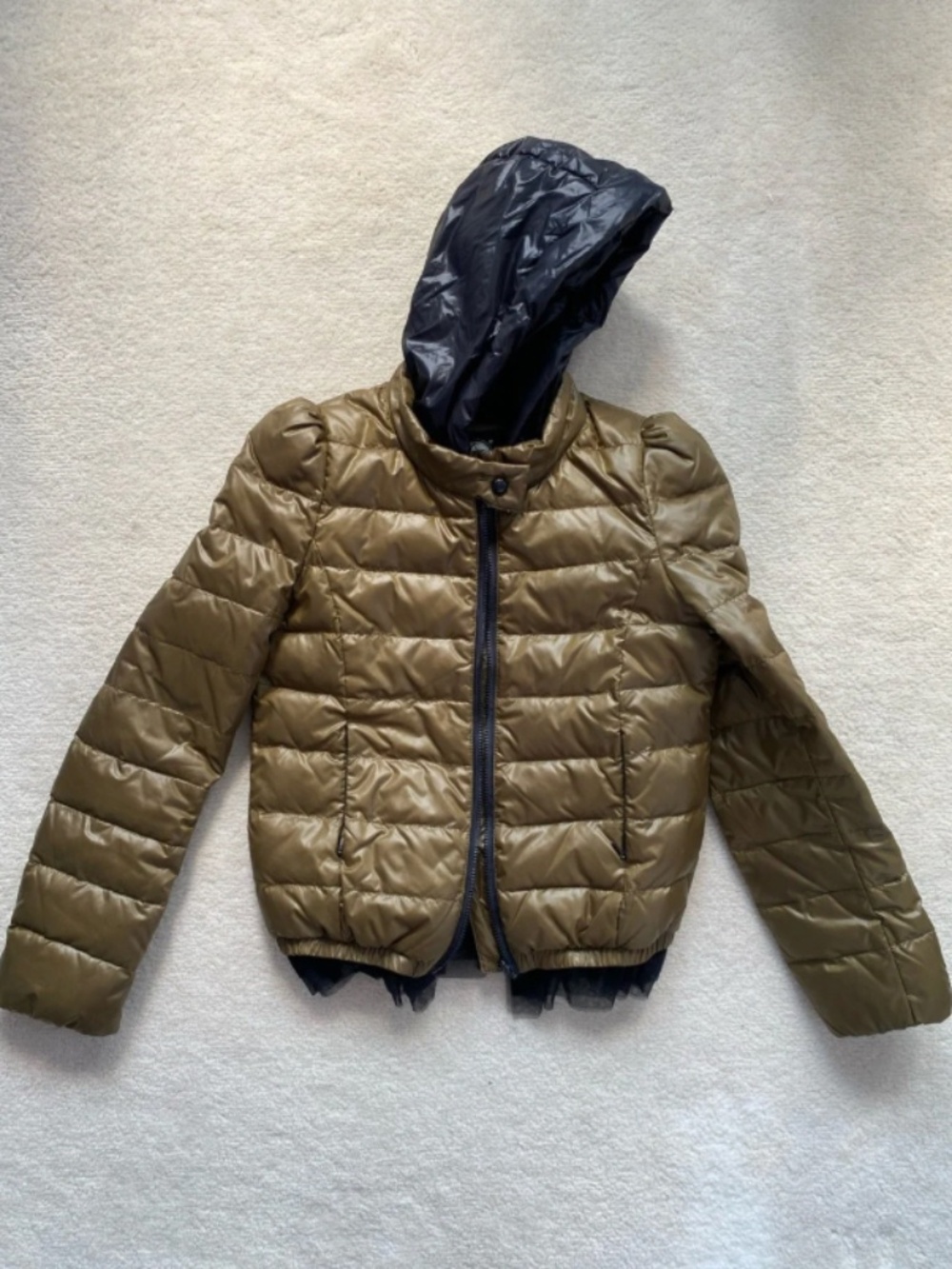 FANG Olive Green Puffer Jacket